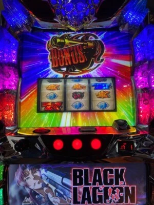 Black Lagoon Limit Break Japanese Slot Machine Pachi-Slot Pachislo Coinless - Image 1 of 4
