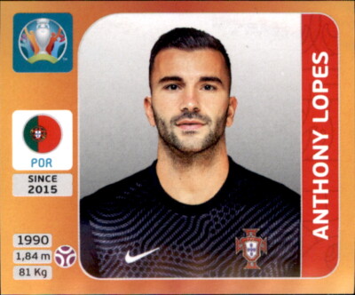 Panini EM EURO 2020 Tournament 2021 Sticker 660 - Anthony Lopes - Portugal