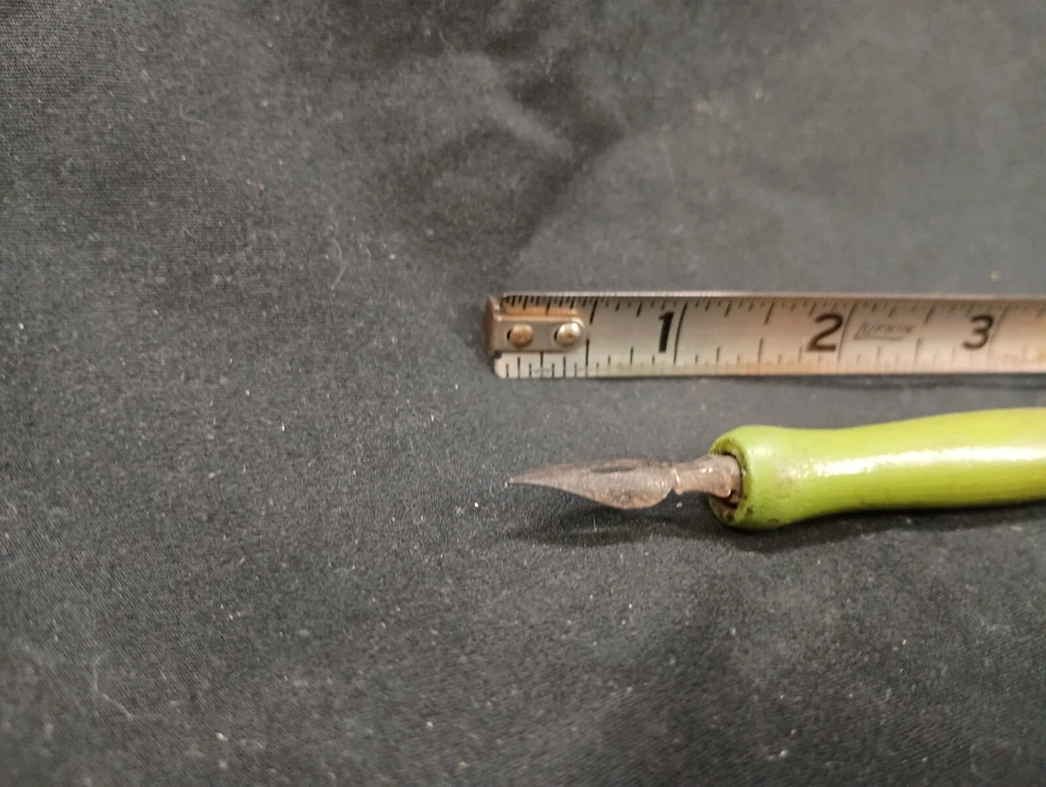 Nº De Colección 36 Pluma Estilográfica Bradley of Brattleboro Vermont EE. UU. Madera Verde Oliva Foto 4 de 4