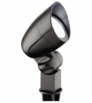 Malibu 2.5W LED Floodlight Spotlight – Landscape Lighting, Low Voltage, Cast Aluminum