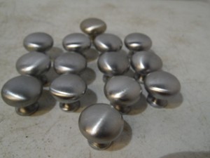Door Knob Kitchen Cabinet Drawer Knobs Pulls Handle 14 Pc P Chrome
