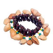 Handmade Nutshell Bells Elastic Bracelet Handbell Present for Music Enthusiasts