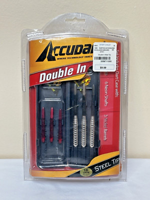 Accudart Double In Set Nickel barrels With steel tips D1011 - BRAND NEW!