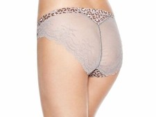 Spanx fp2415 Undie tectable Lace Bikin Soft Nude Beige Panty Size S