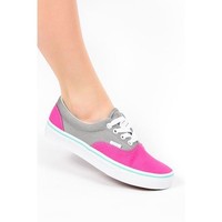 Vans Era Womens Girls Pink Skater Casual Trainers Low-tops Lace Up Shoes Vans Era Womens Girls Pink Skater Casual Trainers Low-tops Lace Up Shoes
