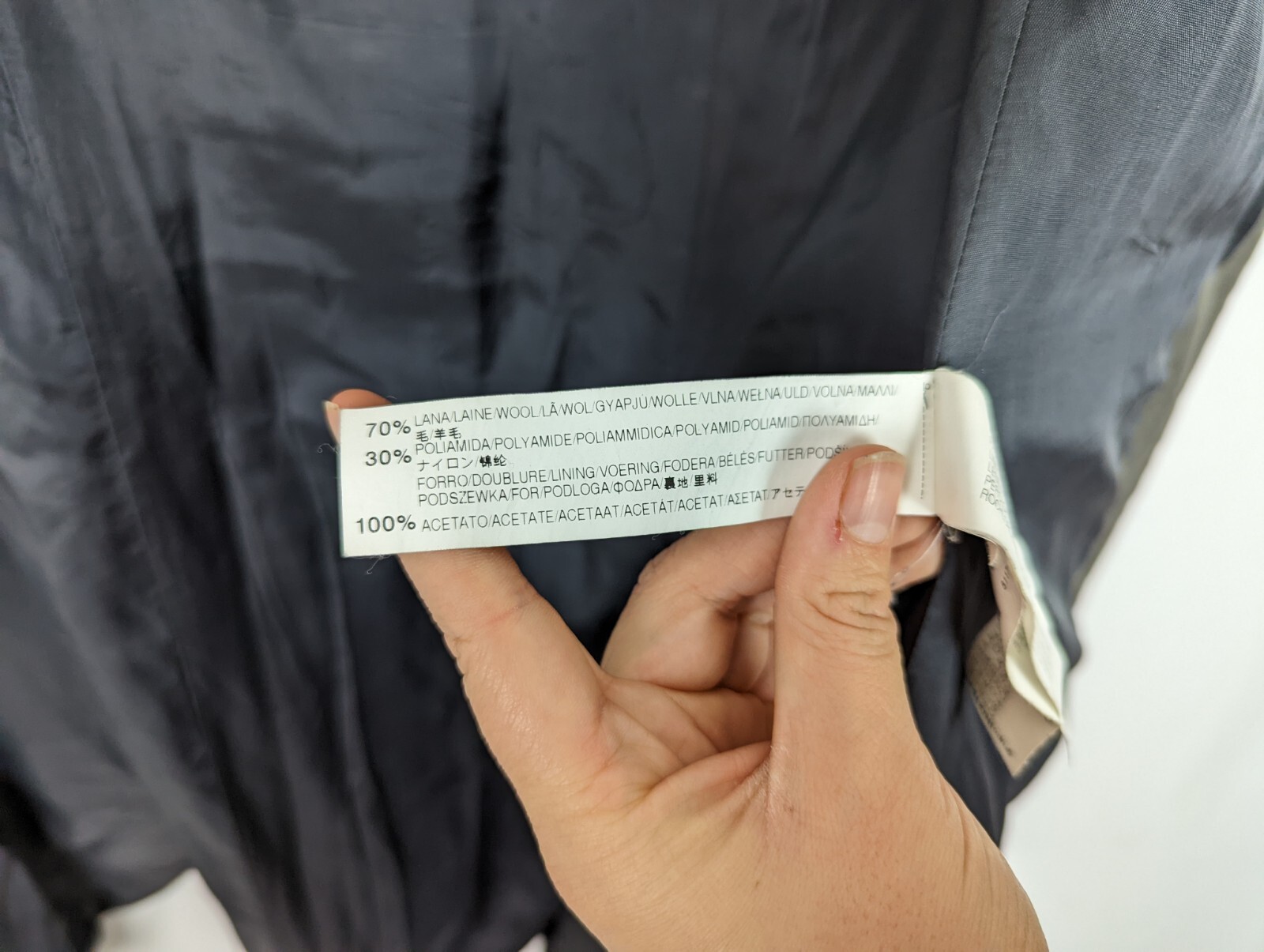 Zara Basic Double Breasted Wool Classic Military … - image 9