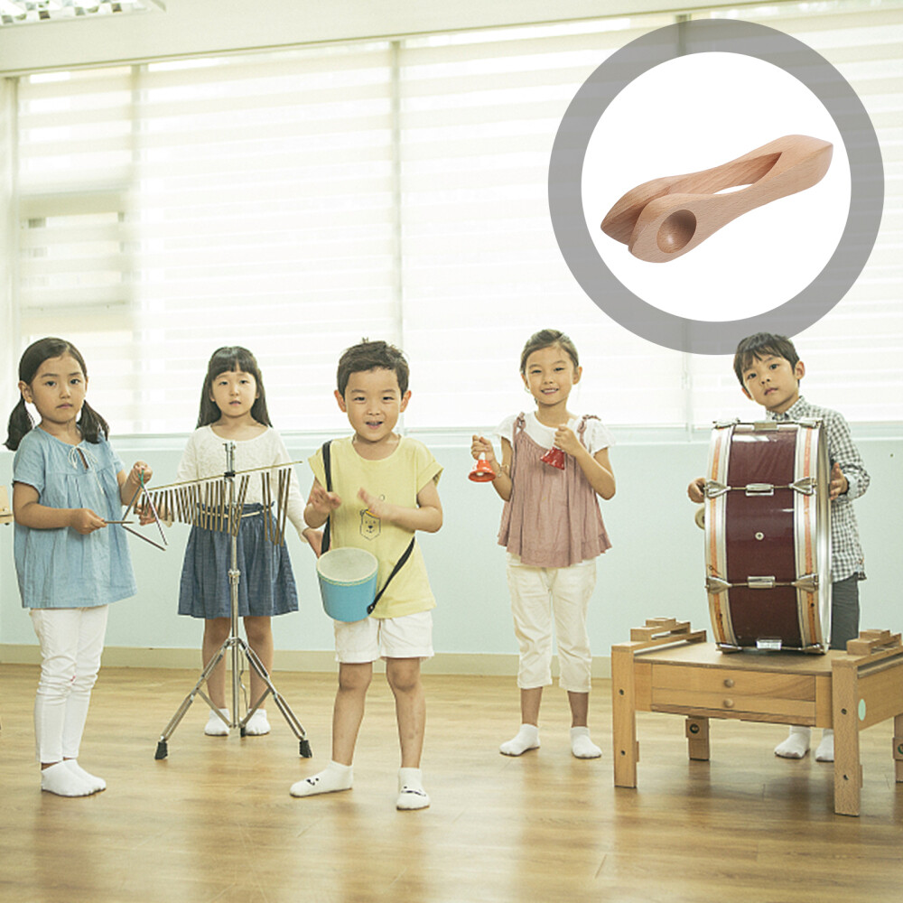 Wooden Wind Spoon Instrument Child Musical Spoons Instruments for eBay