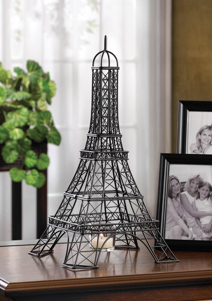 HOME LIGHTING DECOR EIFFEL TOWER CANDLE HOLDER