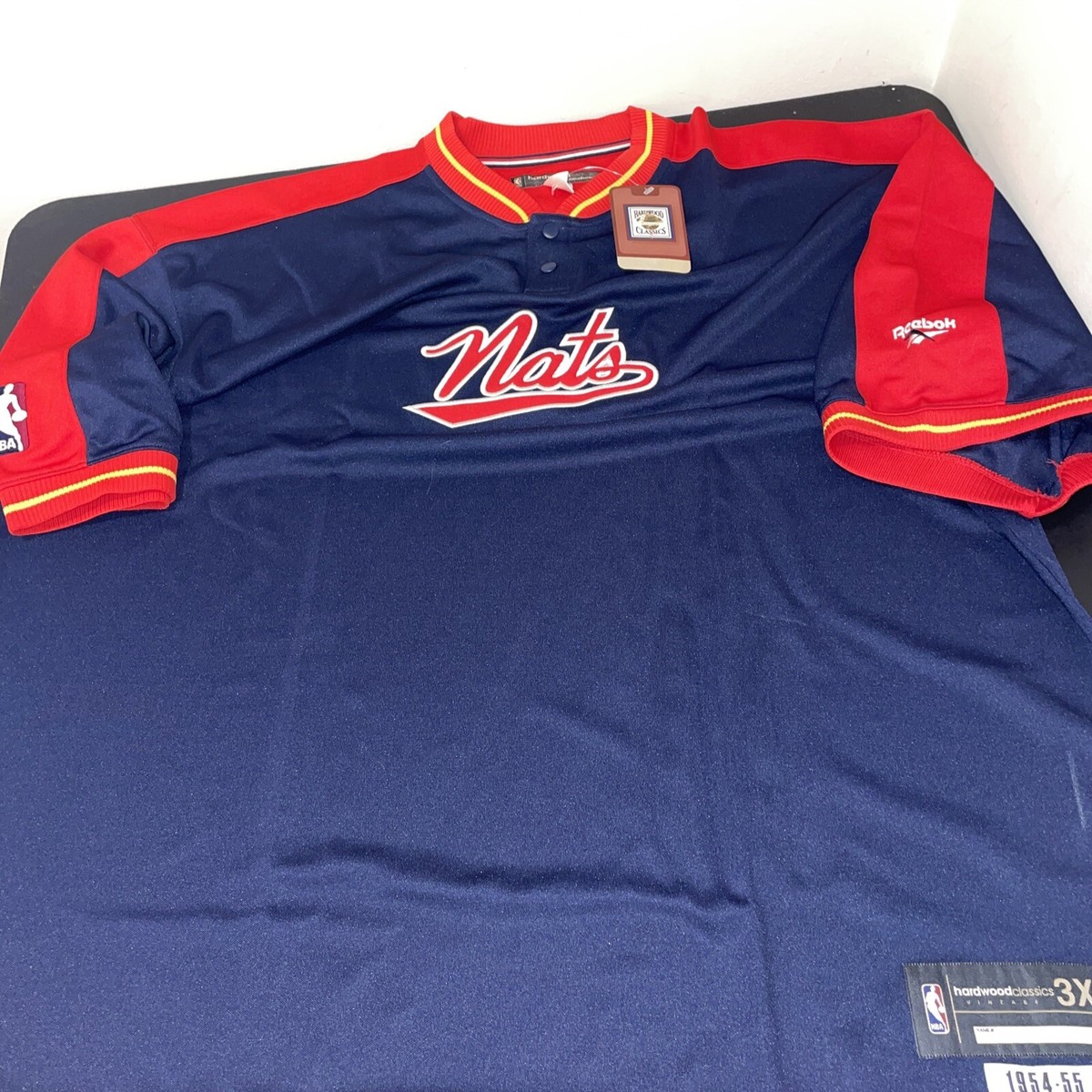 Hardwood Classics Reebok Syracuse Nationals (Nats) warm up