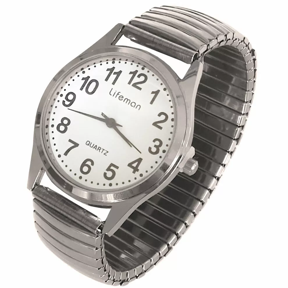 Orologio cinturino shop elastico metallo