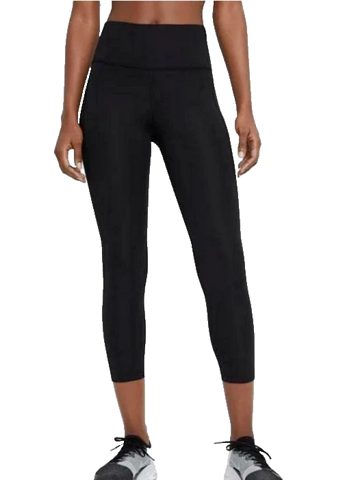 NEW NIKE [M] Women's POWER Epic Fast Running Crop Pants/Capris-Black CZ9238- 010