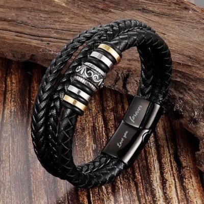 To My Son/Grandson Svana Bracelet Gifts from Mom/Dad/Grandma, Mother and Son NEW