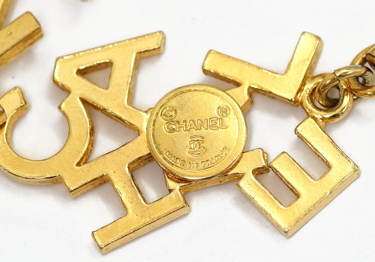 CHANEL CC Logos Link Necklace 16