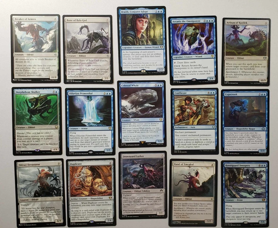 MTG Commander Braids, Conjurer Adept 100 Card Blue EDH Deck with Rares - Image 2 of 4