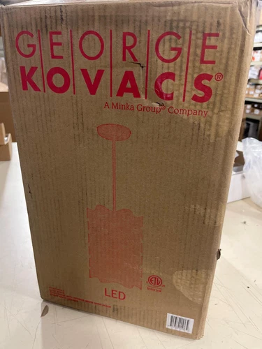 George Kovacs P1301-655-L Coastal Current LED Mini Pendant, Sand White - Picture 1 of 4