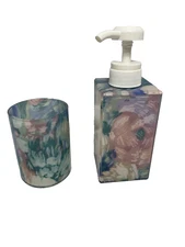 bathroom accessories set soap dispenser & cup 