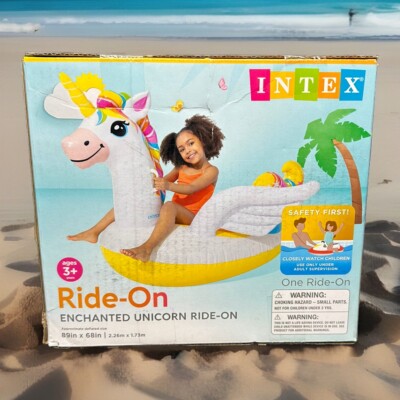 Intex Unicorn Inflatable Ride-on Pool Float 79 X 55 X 38