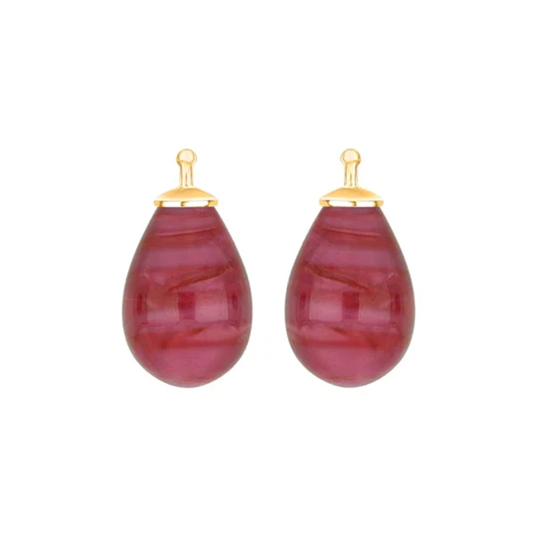 Ganci A Goccia HEIDE HEINZENDORFF - Argento Sterling 925 Placcato Oro, 12x16 Mm, Per Orecchini Intercambiabili