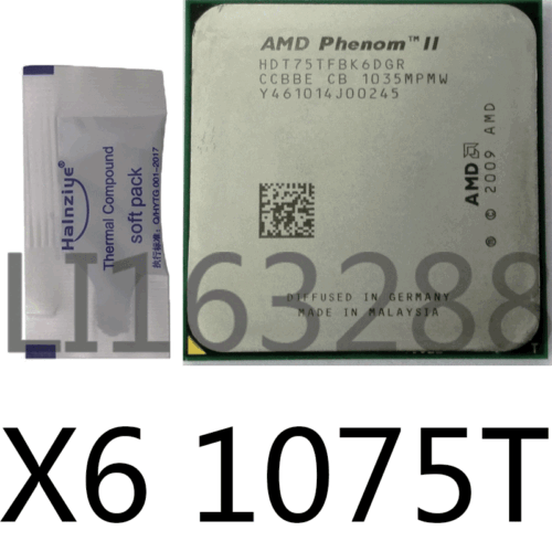 Procesador de CPU AMD AMD Phenom II X6-1065T X6-1075T X6-1090T X6-1100T - Imagen 3 de 5