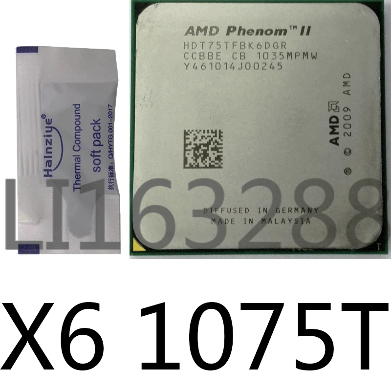 AMD Phenom II X6-1065T X6-1075T X6-1090T X6-1100T AMD CPU Processor - Image 4 of 4