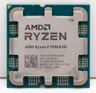 AMD Ryzen 9 7950X3D Zen 4 16-Core 4.2 GHz Socket AM5 120w Desktop Processor