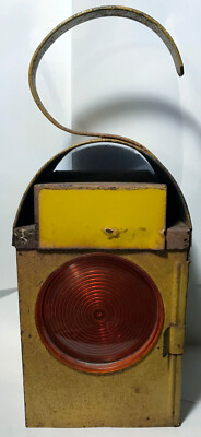 Vintage Antique Chalwyn Traffic Sign Signal Kerosene Lantern