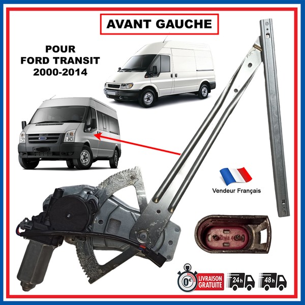 Motor Fensterheber Vorne Links FüR Ford Transit Tourneo 2000-2014 YC15V23201BJ-image