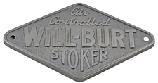 Vintage Air Controlled Will-Burt Stoker Name Badge Emblem