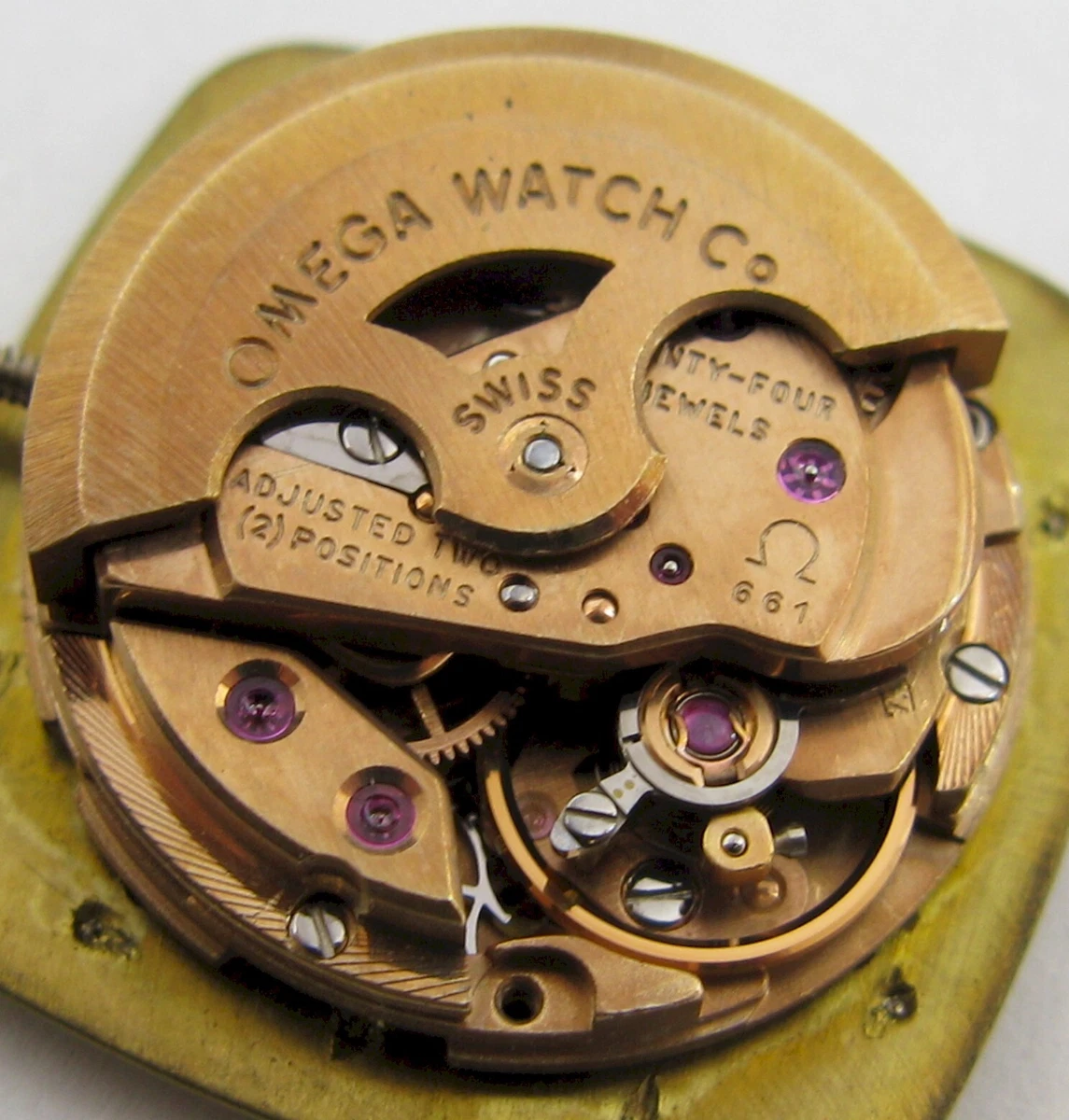Lady Omega 661 24 jewels 2 adj automatic De Ville watch movement