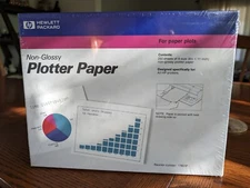 Hewlett Packard Non-Glossy Plotter Paper 250 Sheets #17801P  8 1/2" x 11" NEW