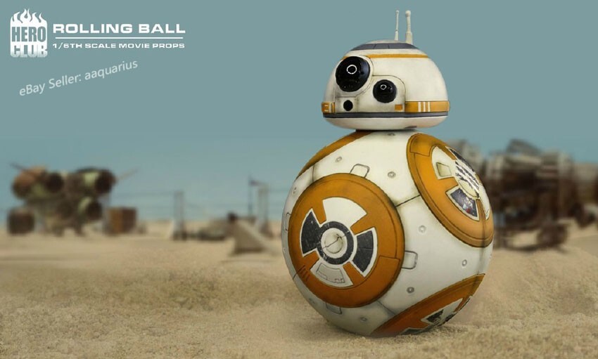 スターウォーズ　BB-8　1/6サイズ　ローリングボール　HERO CLUB Hero Club 1/6 Star Wars BB-8 BB-8 Rolling Ball BB-8 | eBay