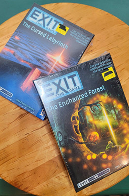 KOSMOS EXIT: The Game The Enchanted Forest Escape Board Game 1-4 Players 10+