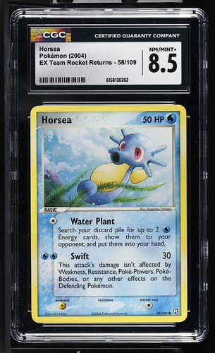 Horsea graded CGC 8.5 for sale on eBay