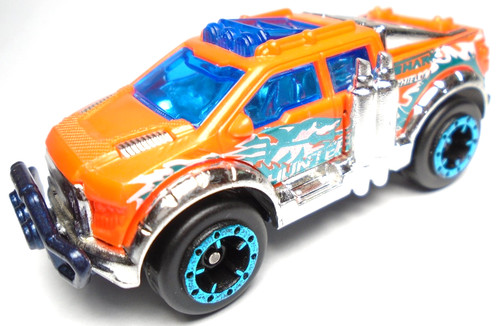 ZURU METAL MACHINES WILD THING HUNTER SHARK SHIELD ORANGE DIECAST 2 3/4" TRUCK