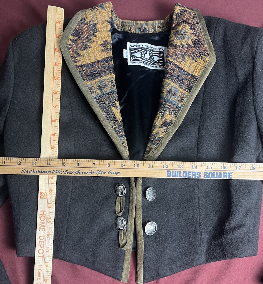 Native Components wool & Leather, jacket. Women’s… - image 9