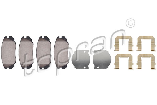 Fits TOPRAN HANS PRIES 207 649 HAM PADS. OPEL  ⭐UK Stock⭐