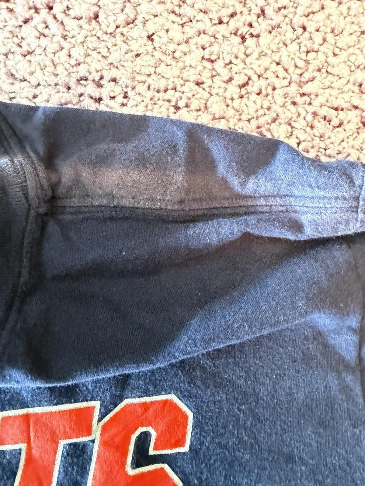 Nike New England Patriots Super Bowl LI “On a Mission” T-Shirt Mens L Navy thumbnail 3