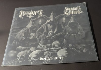 BESATT / SARDONIC WITCHERY - Hellish Rites. 7'' Split Black Vinyl