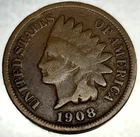 1908 Indian Head Penny Good Condition - 2443