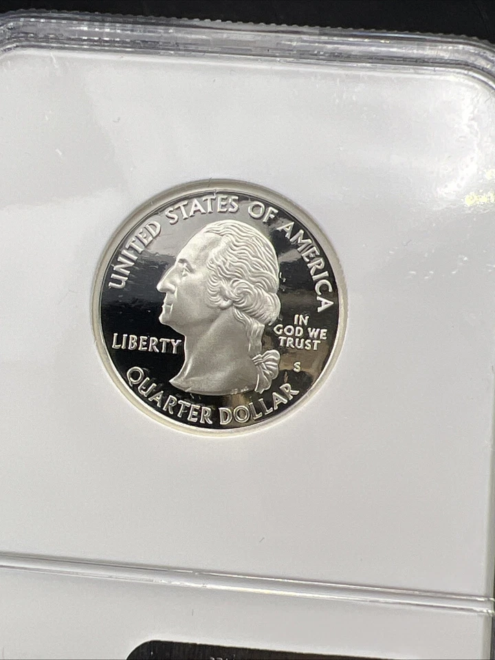 2003 S 25c Proof Silver Illinois State Statehood Quarter Coin NGC PF70 UCAM #011 - Image 3 of 4