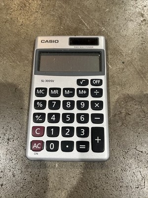 Casio SL-300SV 8-Digit Wallet Style Pocket Calculator