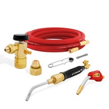 Air Acetylene Torch Kit with Quick-Disconnect Handles  Replaceable Tips - Pr...