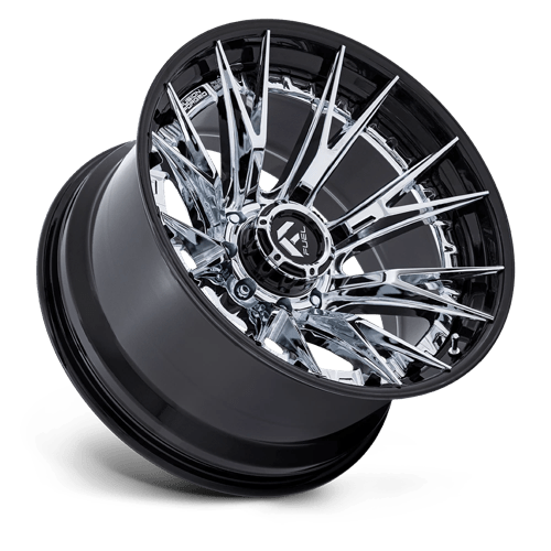 (1PC) Fuel Fc402 Catalyst 22X12 8X165.1 Chrome Black -44mm Wheel Rim 22 Inch - 第 4/9 張圖片