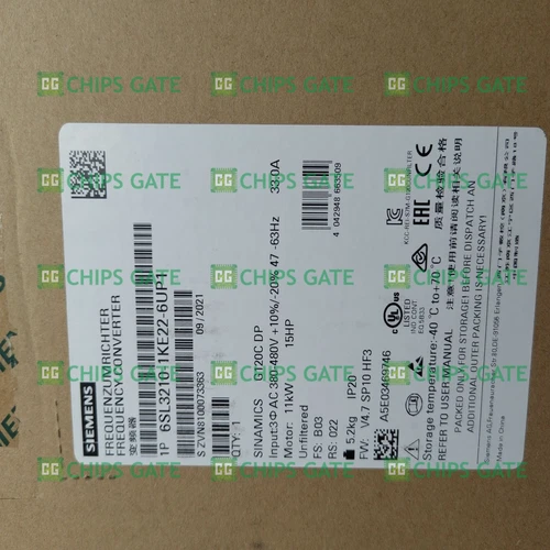 1pc NEW Unopened Siemens 6SL3210-1KE22-6UP1 Fast Ship - Picture 1 of 1