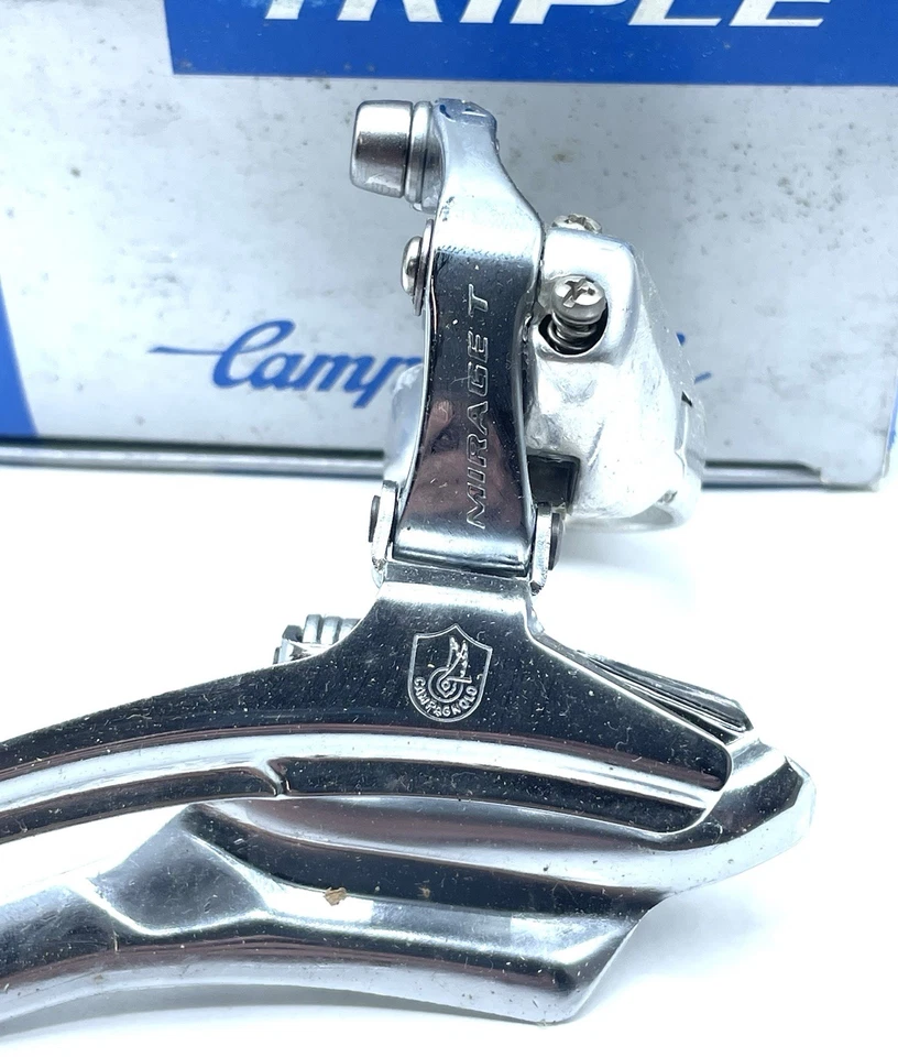 Campagnolo Mirage Racing T Front Derailleur Triple 32.0 Bottom Pull NOS Vintage - Image 4 of 4