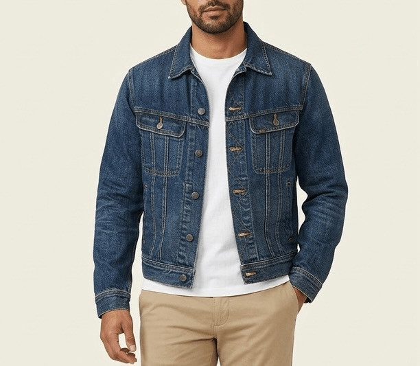 Polo Ralph Lauren Vintage Denim Jacket Authentic Dungarees Blue Small