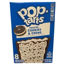 Pop-Tarts Cookies and Creme Cream Chocolate Toaster Pastry, 8 Count, 13.5oz