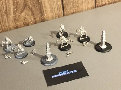 A39181 WARMACHINE HORDES CIRCLE ORBOROS METAL 2X SENTRY & MANNIKINS MISS 4 HEADS