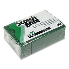 Scotch-Brite Commercial Scouring Pad 96, 6 x 9, Green, 10/Pack