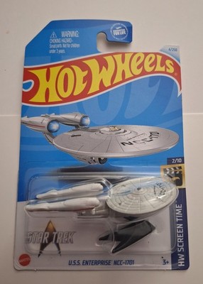 Hot Wheels mainline U.S.S. Enterprise HW Screen Time, Very Nice card and blister